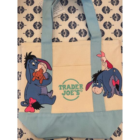 Winnie the Pooh Custom Traders Joe Mini Tote - Etsy Disney Eeyore Double Sided Pooh Custom Made Trader Joes Mini Tote